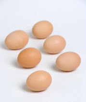 Food, Uncooked, Eggs, Six free range eggs.