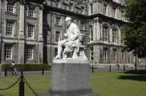 Statue of George Salmon, Trinity College, Dublin, Ireland.