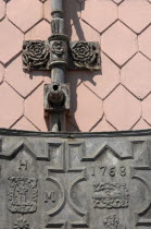 Lead Water Tank (1768) , Lyme Regis, Dorset, England.