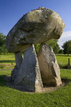 IRELAND, County Louth,  Cooley Peninsula, Proleek Portal tomb or Dolmen. 