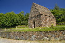 IRELAND, County Wexford, Irish National Heritage Park, Reconstruction of a typical monastic oratory. 