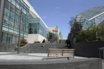 ENGLAND, London, Shepherds Bush, View of Westfield shopping mall entrance.