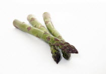 FOOD, Vegetables, Asparagus, three spears of Aspargus.