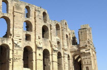 TUNISIA, El Jem, Roman Colosseum.