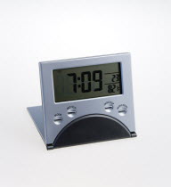 Time, Clocks, Digital, Digital travel alarm clock.