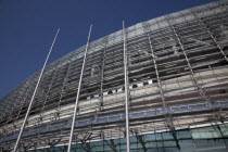 Ireland, County Dublin, Dublin City, Ballsbridge, Lansdowne Road, Aviva 50000 capacity all seater Football Stadium designed by Populus and Scott Tallon Walker. A concrete and steel structure with poly...