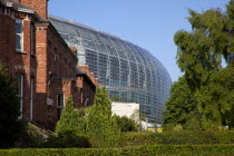 Ireland, County Dublin, Dublin City, Ballsbridge, Lansdowne Road, Aviva 50000 capacity all seater Football Stadium designed by Populus and Scott Tallon Walker. A concrete and steel structure with poly...