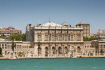 Turkey, Istanbul, Dolmabahce Palace, beside the Bosphorus.