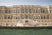 Turkey, Istanbul, Ciragan Palace, now a Kempinski Hotel, beside the Bosphorus.