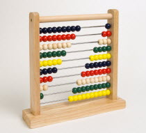 Education, School, Tools, Abacus or counting frame a calculating tool used primarily in parts of Asia for performing arithmetic processes.