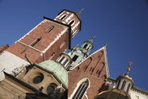 Poland, Krakow, angle view of Wawel Cathedral.