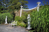 Ireland, County Westmeath, Belvedere House, section of the restored gardens.