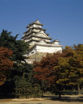 Japan, Honshu, Kansai Region, Himeji Castle.