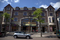 Ireland, North, Belfast, Exterior of Madisons Hotel, restaurant and bar in Botanic Avenue.