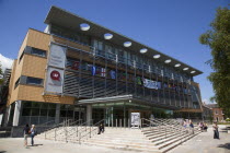 Ireland, North, Belfast, University Road, Exterior of the Queens University Students Union building.