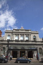 Ireland, North, Belfast, Bedford Street, Exterior of the Ulster Hall concert venue.