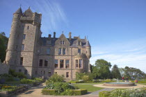 Ireland, North, County Antrim, Belfast Castle with ornate gardens and grounds over looking the city and Lough.