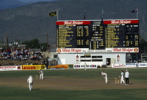 Jamaica, Kingston, West Indies V Australia test series at Sabina Park cricket grounds. 