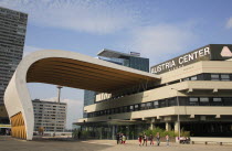 Austria, Vienna, The Austria Center in the Donau City district.