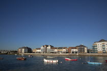 England, West Sussex, Shoreham-by-Sea, Ropetackle riverside housing developement on former industrial site.