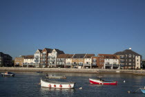 England, West Sussex, Shoreham-by-Sea, Ropetackle riverside housing developement on former industrial site.