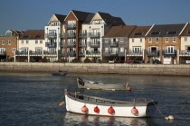 England, West Sussex, Shoreham-by-Sea, Ropetackle riverside housing developement on former industrial site.