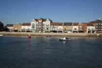 England, West Sussex, Shoreham-by-Sea, Ropetackle riverside housing developement on former industrial site.
