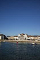 England, West Sussex, Shoreham-by-Sea, Ropetackle riverside housing developement on former industrial site.