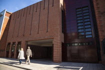 England, West Sussex, Chichester, Pallant House Art Gallery, exterior of the modern wing.