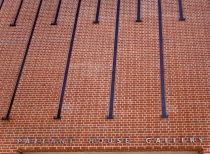 England, West Sussex, Chichester, Pallant House Art Gallery, detail of new wing.