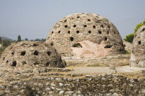Turkey, Izmir Province, Selcuk, Domed burial chambers at ancient site of the Temple of Artemis.
