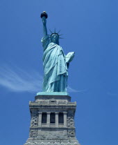 USA, New York, New York, City, Liberty Island, Statue of Liberty.
