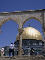 Israel, Jerusalem, Dome of the Rock Mosque.