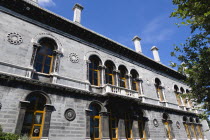 Ireland, County Dublin, Dublin City, Trinity College university Venetian Byzantine inspired Museum Building housing the Geology Department designed by Thomas Deane and Benjamin Woodward and built in 1...