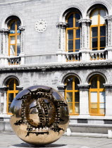 Ireland, County Dublin, Dublin City, Trinity College university Venetian Byzantine inspired Museum Building housing the Geology Department designed by Thomas Deane and Benjamin Woodward and built in 1...