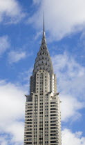 USA, New York, Manhattan, The Art Deco Chrysler Building on 42nd Street in Midtown.