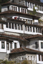 Albania, Berat, Ottoman houses in the old town