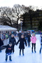 England, East Sussex, Brighton, Royal Pavilion Ice Rink.