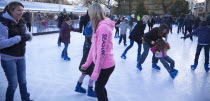 England, East Sussex, Brighton, Royal Pavilion Ice Rink.