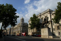 England, London, Whitehall, Esquestrian statue of Field Marshall Earl Douglas Haig.