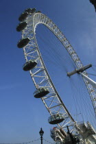 England, London, London Eye Big Wheel.