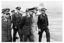 Bolivia, Santa Cruz, Vallegrande, Arrival in the early afternoon at the Vallegrande airstrip of the Bolivian high command, including General Kolle Cueto, General Ovando, the Vice President of Bolivia, and Colonel Zenteno, head of the Bolivian anti-guerrilla unit. Monday 09 October 1967.