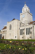 ENGLAND, Hampshire, Portsmouth, The Anglican Cathedral Church of St Thomas of Canterbury started in the 12th Century consecrated in 1927 and completed in 1980.
