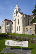 ENGLAND, Hampshire, Portsmouth, The Anglican Cathedral Church of St Thomas of Canterbury started in the 12th Century consecrated in 1927 and completed in 1980.