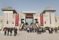 China, Shaanxi Province, Xian, Museum housing bronze chariots at the site of the terracotta army.