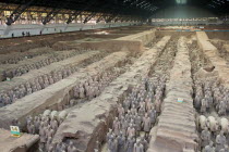 China, Shaanxi, Xian, Building housing pit number 1 of the Terracotta army.