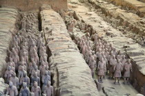 China, Shaanxi Province, Xian, Terracotta army.