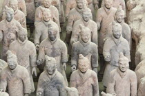 China, Shaanxi, Xian, Terracotta army.