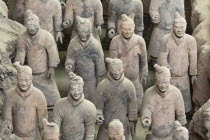 China, Shaanxi, Xian, Terracotta army.