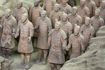 China, Shaanxi, Xian, Terracotta army.